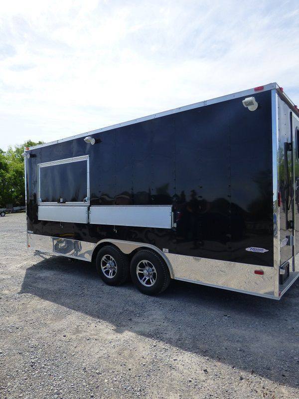 Concession Trailer 8.5'x19' Black Food Event Catering