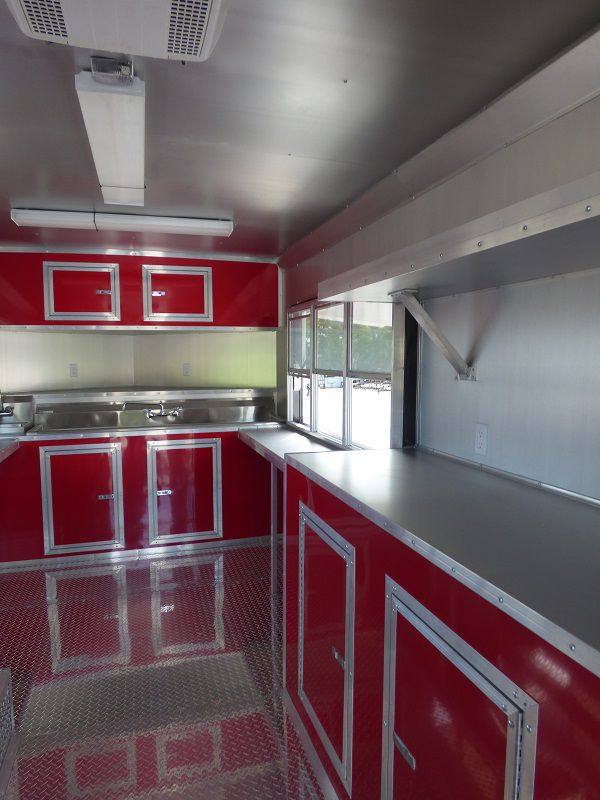 Concession Trailer 8.5'x19' Black Food Event Catering