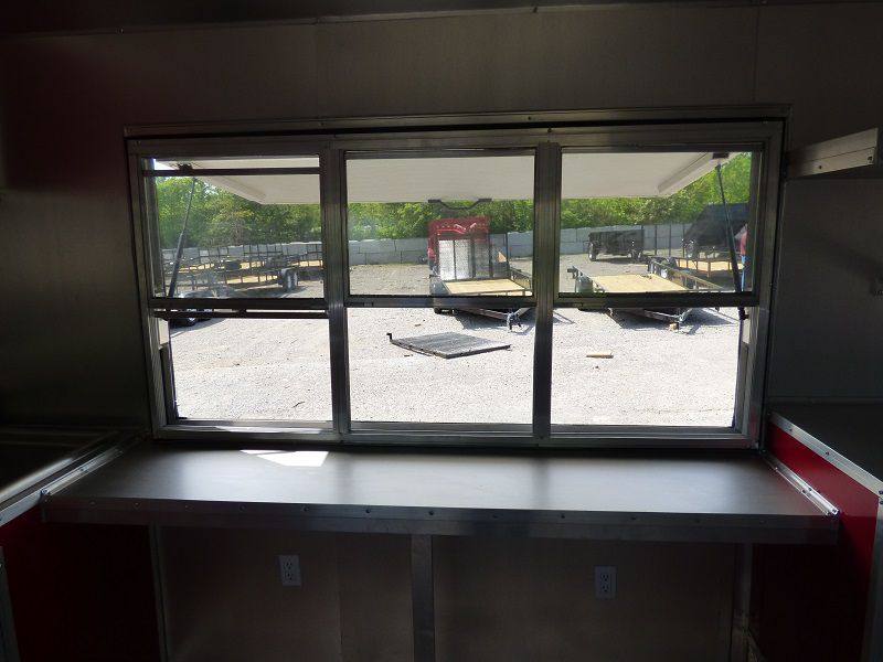 Concession Trailer 8.5'x19' Black Food Event Catering