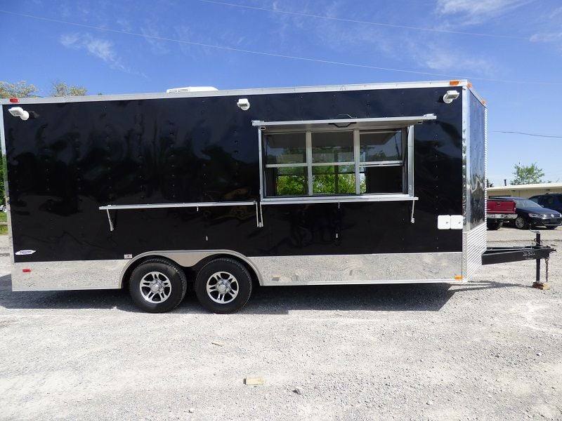 Concession Trailer 8.5'x19' Black Food Event Catering