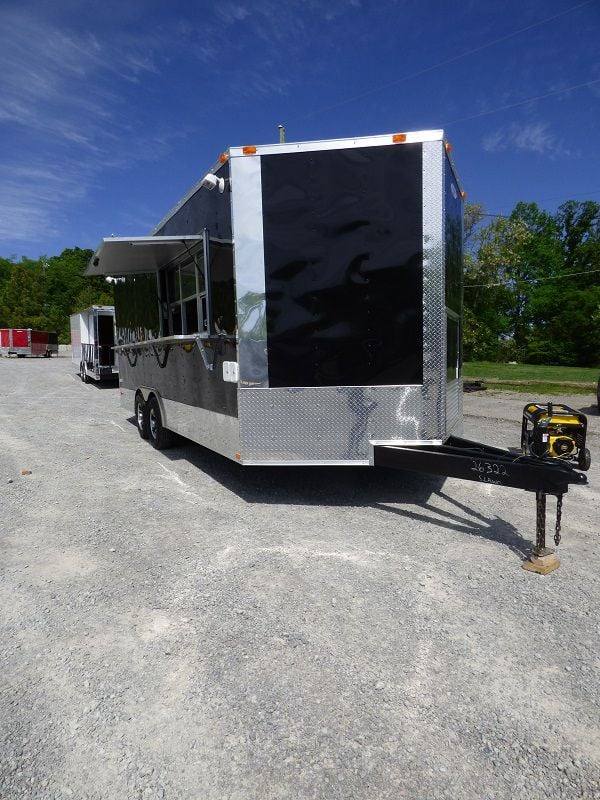 Concession Trailer 8.5'x19' Black Food Event Catering