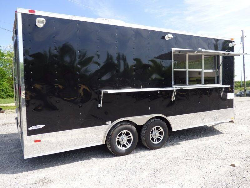 Concession Trailer 8.5'x19' Black Food Event Catering