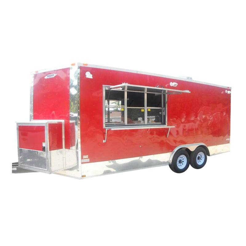 1307-concession-trailer-8.5-x19-red-catering-food-vending-event-1.jpg Concession Trailer 8.5'x19' Red - Catering Food Vending Event