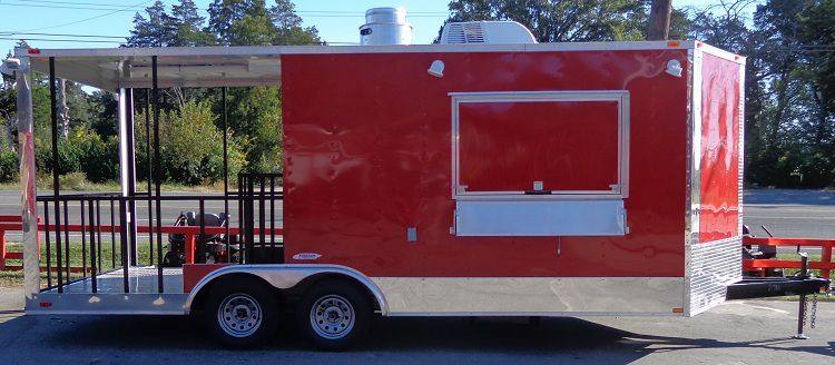 1308-concession-trailer-8.5-x20-bbq-smoker-catering-event-red-4.jpg Concession Trailer 8.5'x20' BBQ Smoker Catering Event (Red)