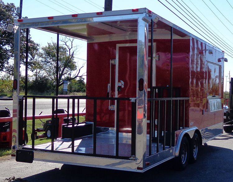 1308-concession-trailer-8.5-x20-bbq-smoker-catering-event-red-7.jpg Concession Trailer 8.5'x20' BBQ Smoker Catering Event (Red)