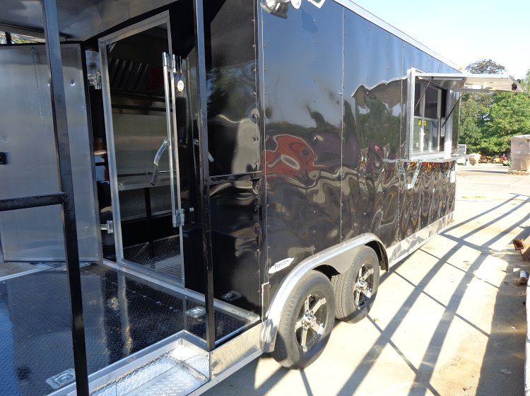1309-concession-trailer-8.5-x20-bbq-smoker-food-event-catering-black-15.jpg Concession Trailer 8.5'x20' BBQ Smoker Food Event Catering (Black)