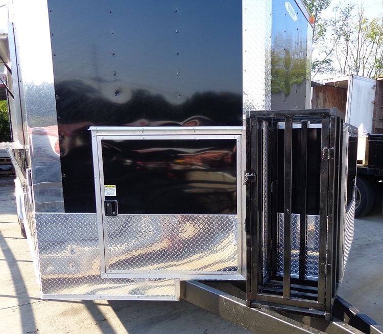 1309-concession-trailer-8.5-x20-bbq-smoker-food-event-catering-black-16.jpg Concession Trailer 8.5'x20' BBQ Smoker Food Event Catering (Black)