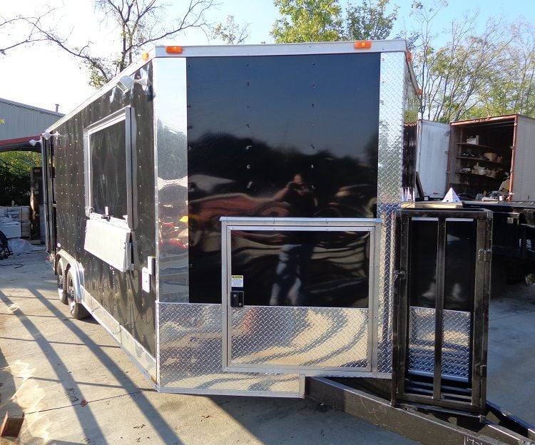 1309-concession-trailer-8.5-x20-bbq-smoker-food-event-catering-black-3.jpg Concession Trailer 8.5'x20' BBQ Smoker Food Event Catering (Black)