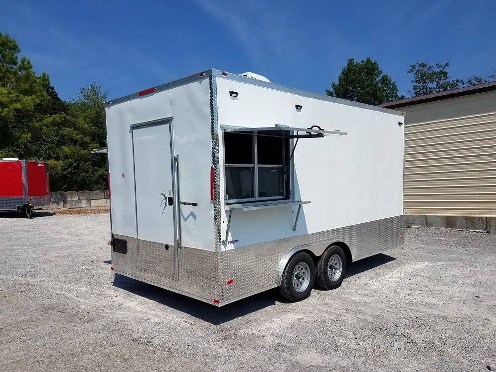 131-8.5-x-16-double-window-white-concession-food-trailer-1.jpg 8.5' x 16' Double Window White Concession Food Trailer