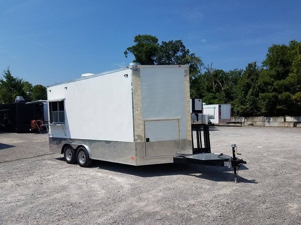131-8.5-x-16-double-window-white-concession-food-trailer-20.jpg 8.5' x 16' Double Window White Concession Food Trailer