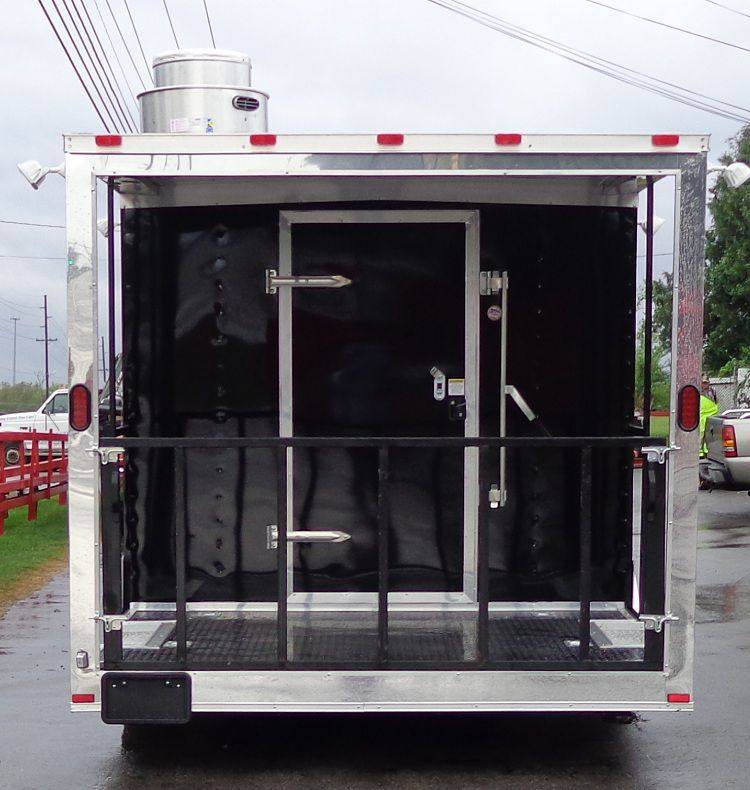 1310-concession-trailer-8.5-x20-black-barbecue-smoker-vending-food-6.jpg Concession Trailer 8.5'x20' Black - Barbecue Smoker Vending Food
