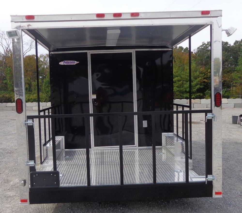 1311-concession-trailer-8.5-x20-black-bbq-smoker-enclosed-food-kitchen-13.jpg Concession Trailer 8.5'x20' Black - BBQ Smoker Enclosed Food Kitchen