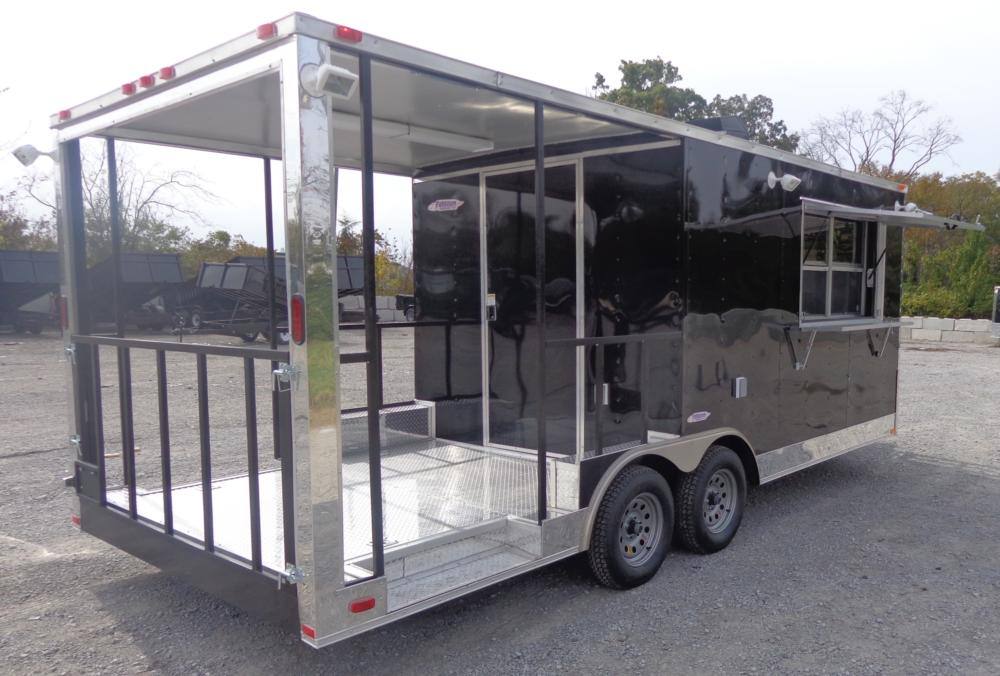 1311-concession-trailer-8.5-x20-black-bbq-smoker-enclosed-food-kitchen-29.jpg Concession Trailer 8.5'x20' Black - BBQ Smoker Enclosed Food Kitchen