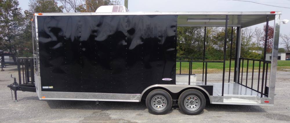 1311-concession-trailer-8.5-x20-black-bbq-smoker-enclosed-food-kitchen-6.jpg Concession Trailer 8.5'x20' Black - BBQ Smoker Enclosed Food Kitchen
