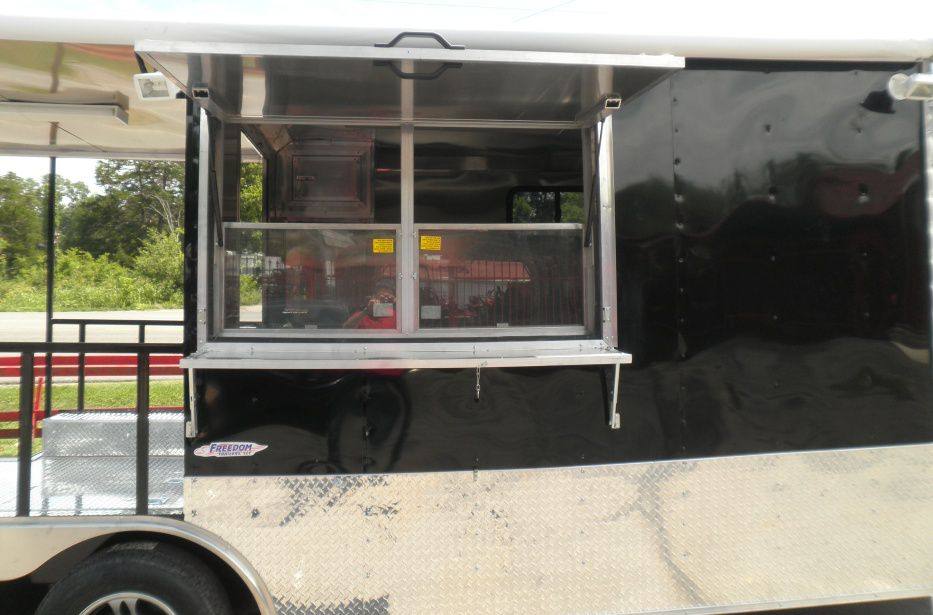1312-concession-trailer-8.5-x20-black-bbq-smoker-food-event-catering-2.jpg Concession Trailer 8.5'x20' Black - BBQ Smoker Food Event Catering