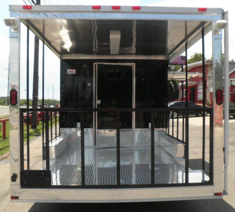 1312-concession-trailer-8.5-x20-black-bbq-smoker-food-event-catering-5.jpg Concession Trailer 8.5'x20' Black - BBQ Smoker Food Event Catering