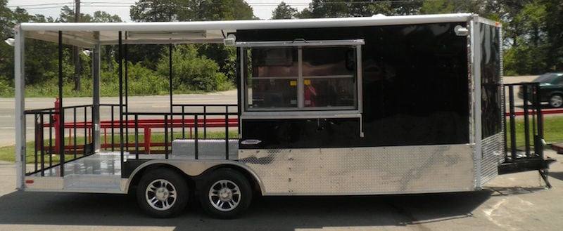 1312-concession-trailer-8.5-x20-black-bbq-smoker-food-event-catering-8.jpg Concession Trailer 8.5'x20' Black - BBQ Smoker Food Event Catering