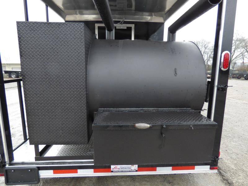 1313-concession-trailer-8.5-x20-black-bbq-smoker-vending-catering-19.jpg Concession Trailer 8.5'x20' Black - BBQ Smoker Vending Catering
