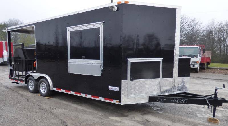 1313-concession-trailer-8.5-x20-black-bbq-smoker-vending-catering-43.jpg Concession Trailer 8.5'x20' Black - BBQ Smoker Vending Catering