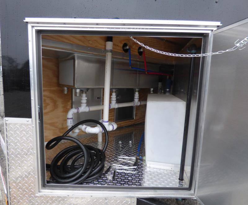 1313-concession-trailer-8.5-x20-black-bbq-smoker-vending-catering-8.jpg Concession Trailer 8.5'x20' Black - BBQ Smoker Vending Catering