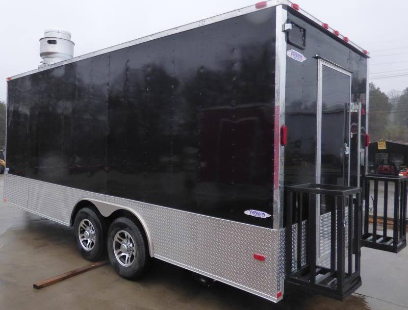 1314-concession-trailer-8.5-x20-black-food-catering-event-bbq-14.jpg Concession Trailer 8.5'x20' Black - Food Catering Event BBQ
