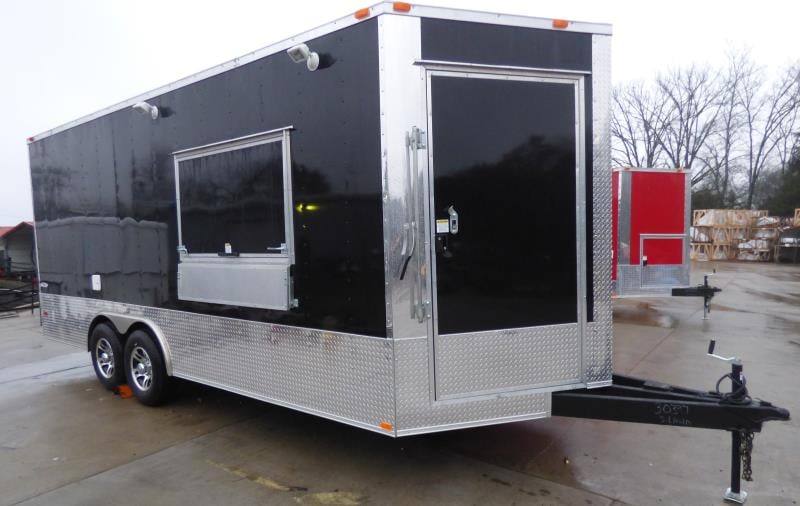 1314-concession-trailer-8.5-x20-black-food-catering-event-bbq-3.jpg Concession Trailer 8.5'x20' Black - Food Catering Event BBQ