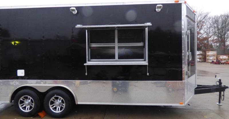 1314-concession-trailer-8.5-x20-black-food-catering-event-bbq-4.jpg Concession Trailer 8.5'x20' Black - Food Catering Event BBQ