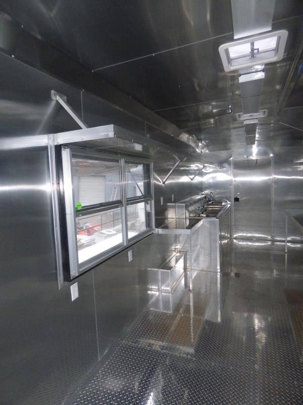 1314-concession-trailer-8.5-x20-black-food-catering-event-bbq-5.jpg Concession Trailer 8.5'x20' Black - Food Catering Event BBQ