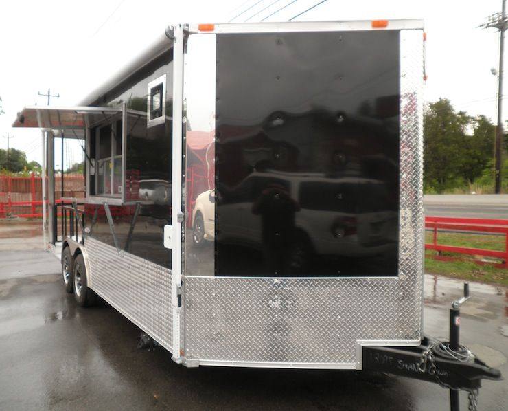 1315-concession-trailer-8.5-x20-black-smoker-bbq-catering-event-14.jpg Concession Trailer 8.5'x20' Black - Smoker BBQ Catering Event