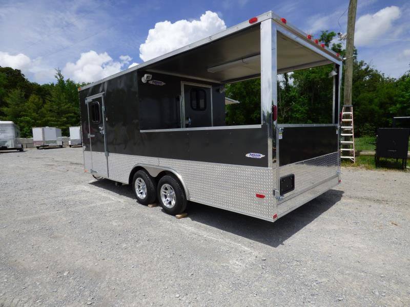 1316-concession-trailer-8.5-x20-black-bbq-food-event-catering-7.jpg Concession Trailer 8.5'X20' Black BBQ Food Event Catering