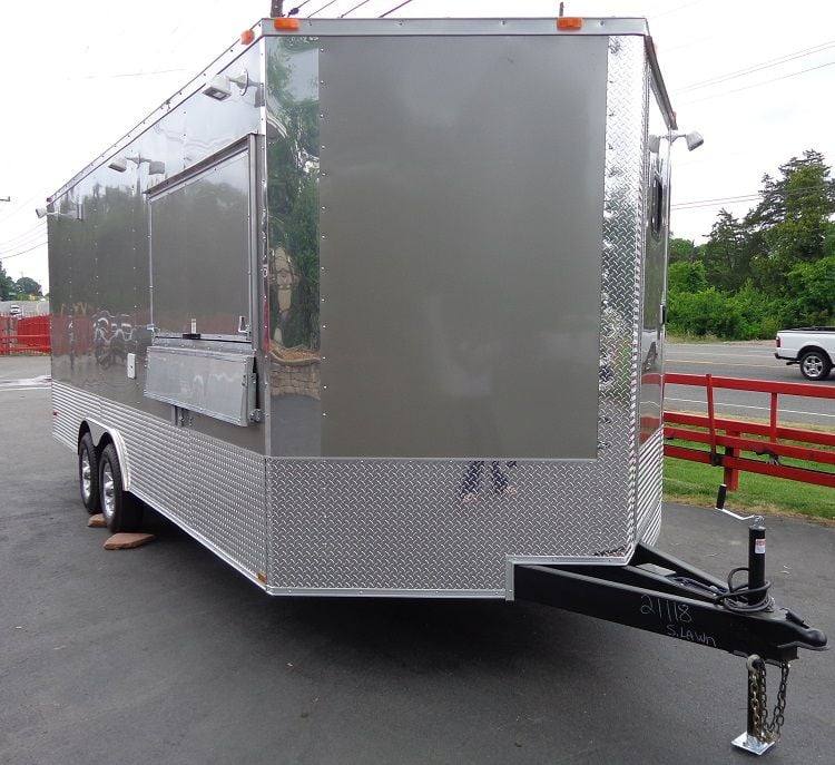 1317-concession-trailer-8.5-x20-grey-custom-catering-food-event-5.jpg Concession Trailer 8.5'x20' Grey - Custom Catering Food Event