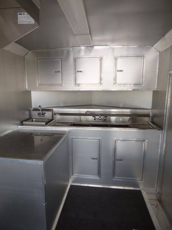 Concession Trailer 8.5'x20' Indigo Blue - Enclosed Kitchen Food Catering