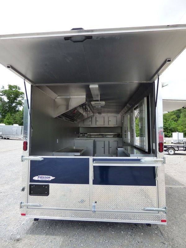 Concession Trailer 8.5'x20' Indigo Blue - Enclosed Kitchen Food Catering