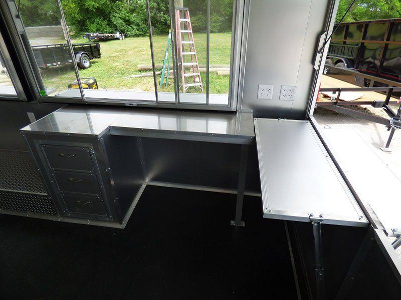Concession Trailer 8.5'x20' Indigo Blue - Enclosed Kitchen Food Catering