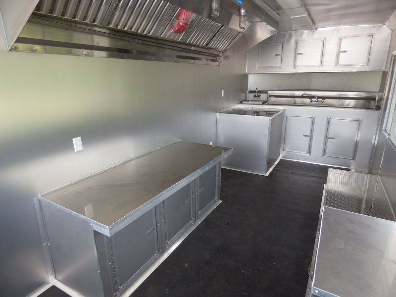 Concession Trailer 8.5'x20' Indigo Blue - Enclosed Kitchen Food Catering