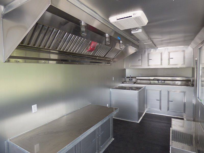 Concession Trailer 8.5'x20' Indigo Blue - Enclosed Kitchen Food Catering