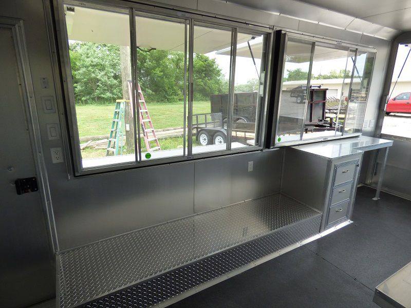 Concession Trailer 8.5'x20' Indigo Blue - Enclosed Kitchen Food Catering
