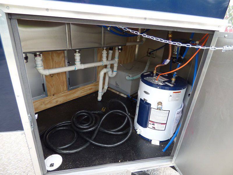 Concession Trailer 8.5'x20' Indigo Blue - Enclosed Kitchen Food Catering