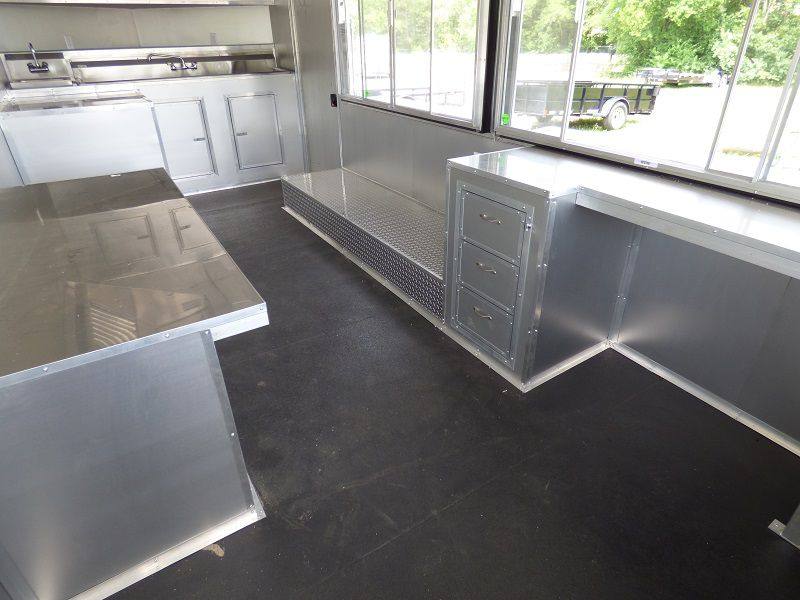Concession Trailer 8.5'x20' Indigo Blue - Enclosed Kitchen Food Catering