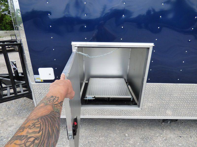 Concession Trailer 8.5'x20' Indigo Blue - Enclosed Kitchen Food Catering