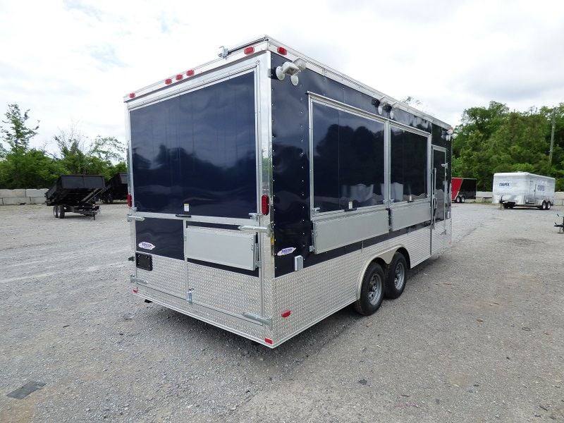 Concession Trailer 8.5'x20' Indigo Blue - Enclosed Kitchen Food Catering
