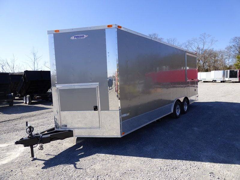1319-concession-trailer-8.5-x20-pewter-vending-bbq-food-event-catering-13.jpg Concession Trailer 8.5'x20' Pewter Vending BBQ Food Event Catering