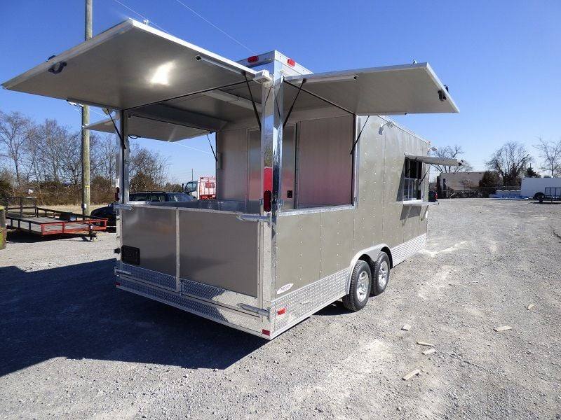 1319-concession-trailer-8.5-x20-pewter-vending-bbq-food-event-catering-15.jpg Concession Trailer 8.5'x20' Pewter Vending BBQ Food Event Catering