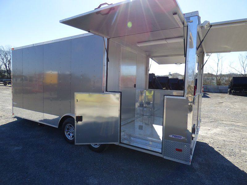 1319-concession-trailer-8.5-x20-pewter-vending-bbq-food-event-catering-18.jpg Concession Trailer 8.5'x20' Pewter Vending BBQ Food Event Catering