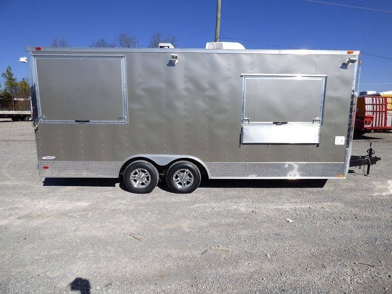 1319-concession-trailer-8.5-x20-pewter-vending-bbq-food-event-catering-2.jpg Concession Trailer 8.5'x20' Pewter Vending BBQ Food Event Catering