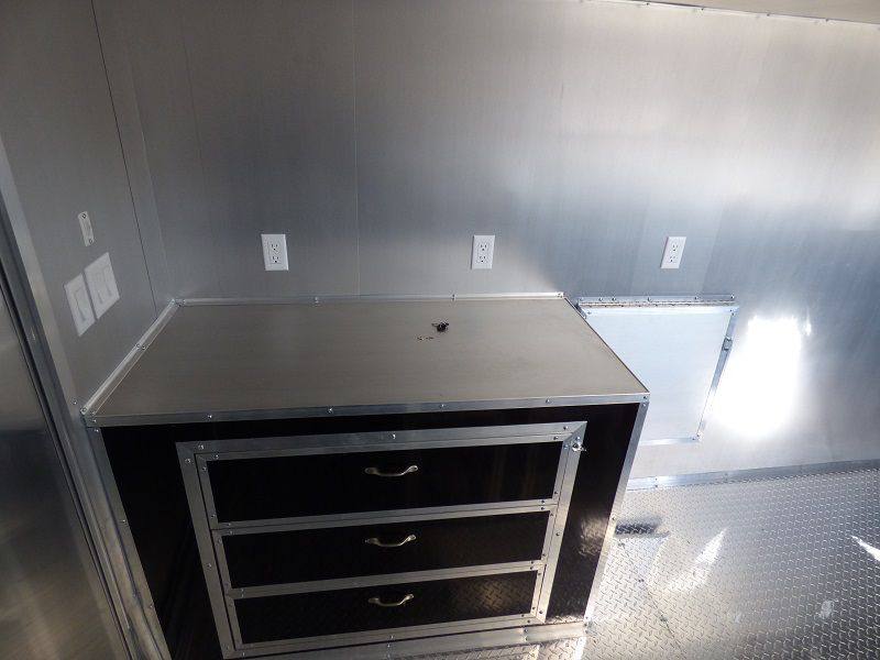 1319-concession-trailer-8.5-x20-pewter-vending-bbq-food-event-catering-20.jpg Concession Trailer 8.5'x20' Pewter Vending BBQ Food Event Catering