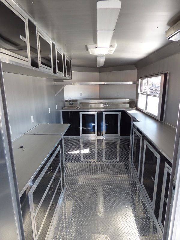 1319-concession-trailer-8.5-x20-pewter-vending-bbq-food-event-catering-31.jpg Concession Trailer 8.5'x20' Pewter Vending BBQ Food Event Catering