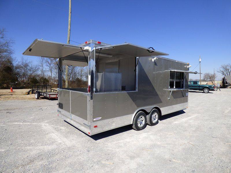 1319-concession-trailer-8.5-x20-pewter-vending-bbq-food-event-catering-39.jpg Concession Trailer 8.5'x20' Pewter Vending BBQ Food Event Catering