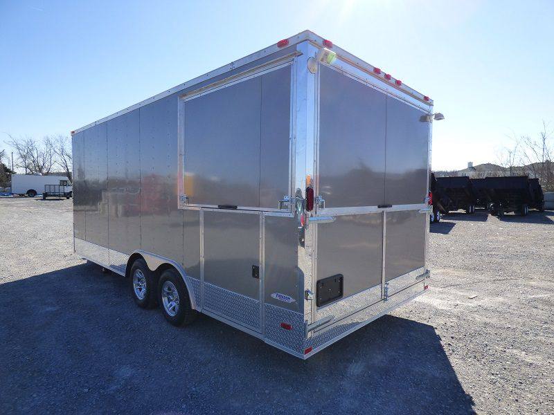 1319-concession-trailer-8.5-x20-pewter-vending-bbq-food-event-catering-8.jpg Concession Trailer 8.5'x20' Pewter Vending BBQ Food Event Catering