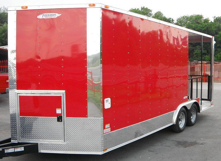 1320-concession-trailer-8.5-x20-red-bbq-smoker-catering-food-10.jpg Concession Trailer 8.5'x20' Red - BBQ Smoker Catering Food